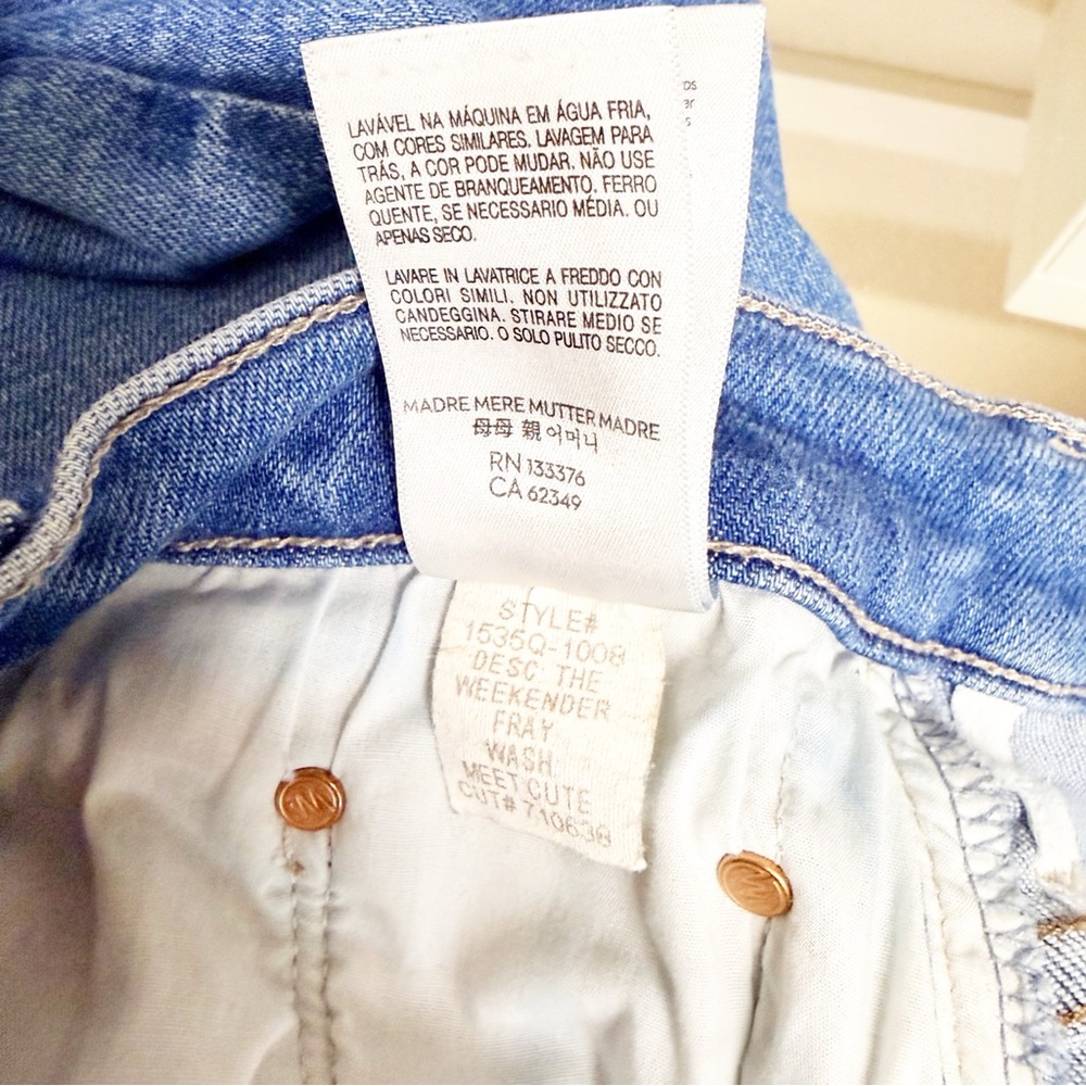 MOTHER The Weekender Fray Jeans Meet Cute 34 - Picture 7 of 9